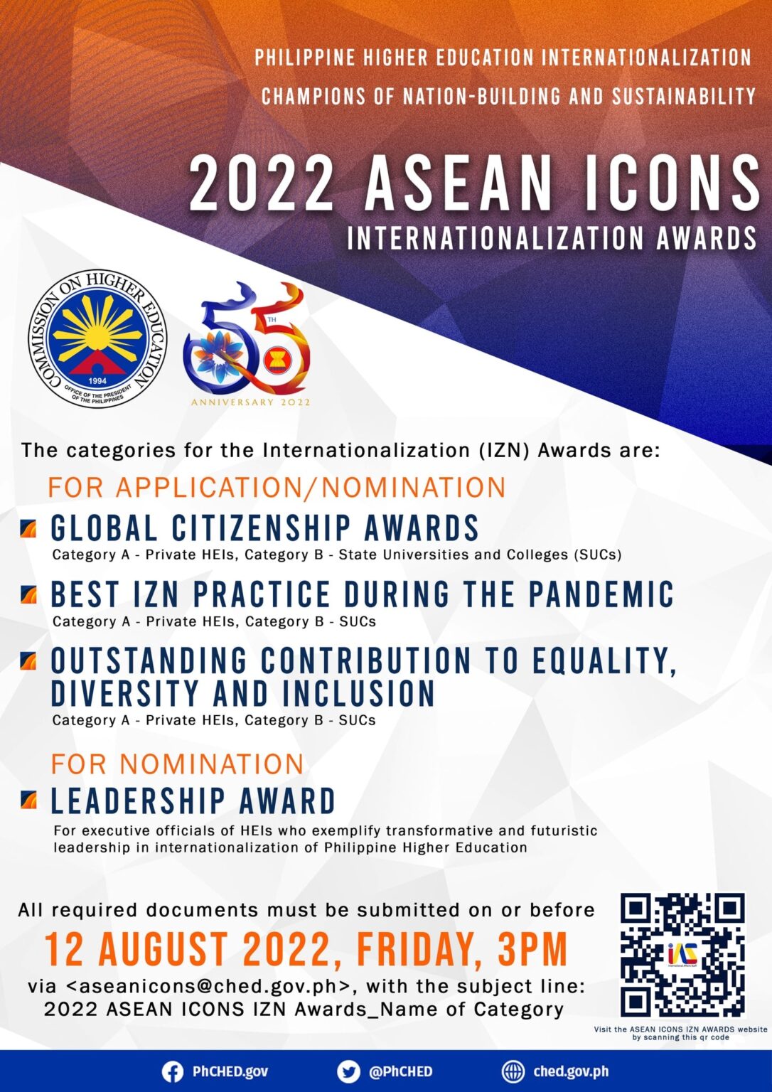 Call For Nominations: 2022 ASEAN Philippine Higher Education ...